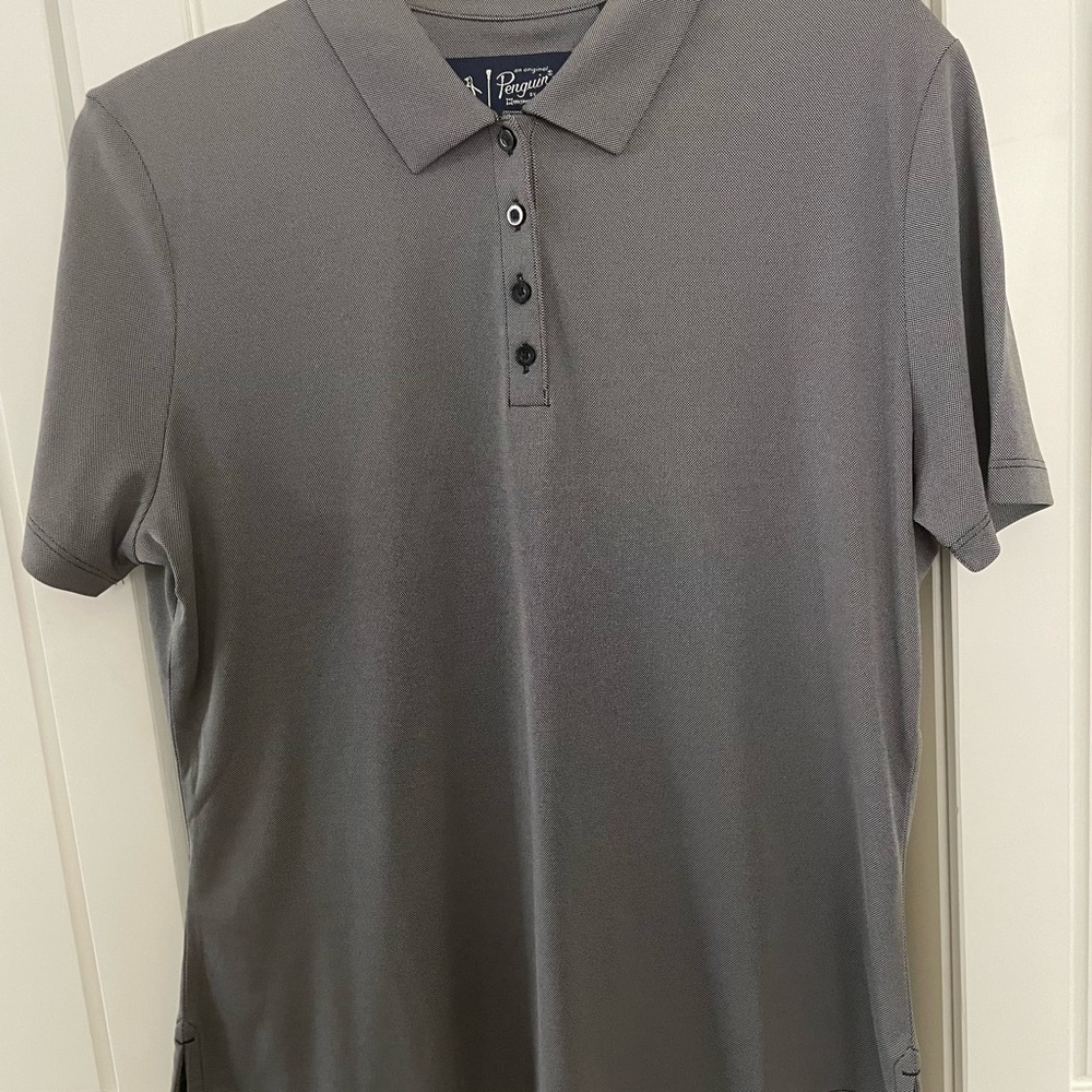 Penguin Gray Polo Shirt Classic Design, size M